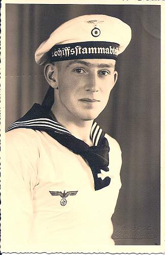 KRIEGSMARINE Sailor Portrait Photo