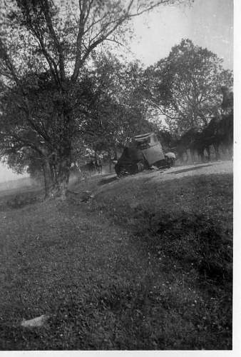 Destroyed tanks and weapons in the battle. German tanks etc. New photos