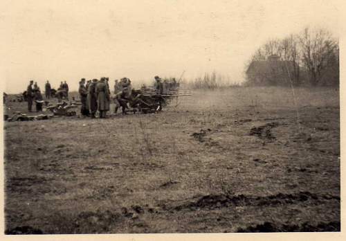 German soldiers in the battles. Destroyed tanks and guns more photos