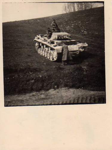 German and Soviet Russian tanks in action. Ostfront