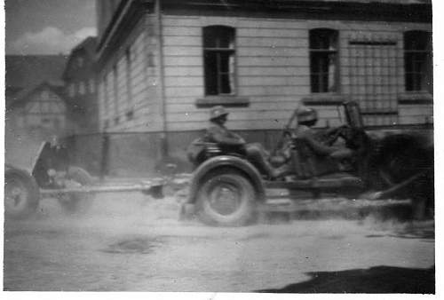 German and Soviet Russian tanks in action. Ostfront