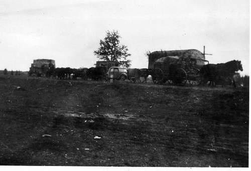 German and Soviet Russian tanks in action. Ostfront