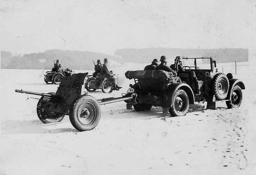 German and Soviet Russian tanks in action. Ostfront