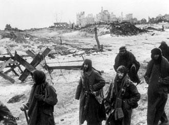 German soldiers within stalingrad city