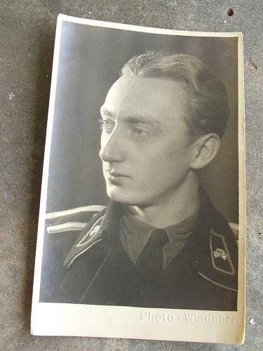 Panzer Unteroffizier studio portrait