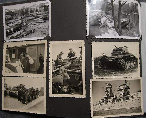 Photo album of a Panzer trooper from Regiment 31 of the 5th Panzer Division