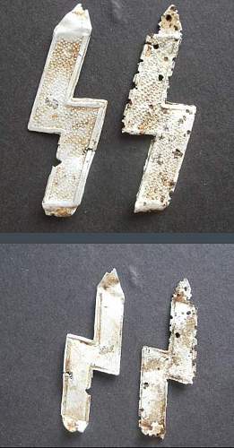 SS trench art relics from Latvia