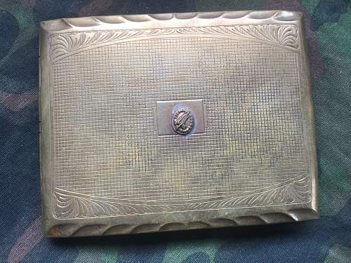 Fallschirmjäger cigarette case