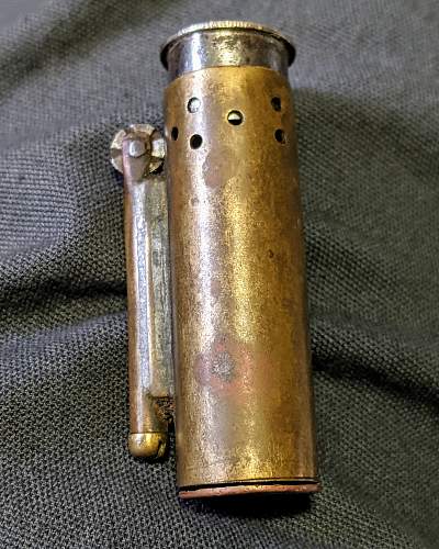 Trench lighter - with Russian coin