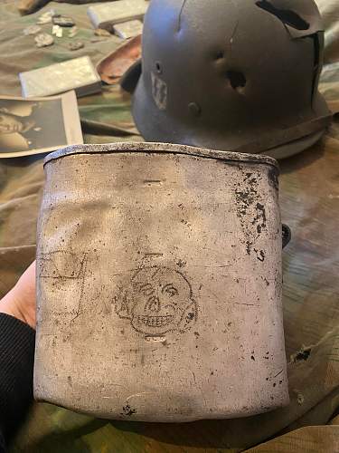 small drop of Latvian SS trench art