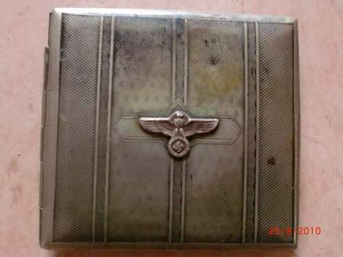 Nice trench art cigar(??) box from 1944 (Norwegian front)