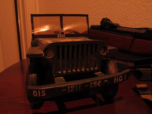 German POW JEEP carving