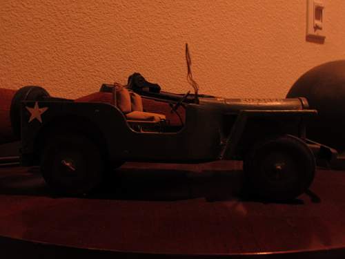 German POW JEEP carving