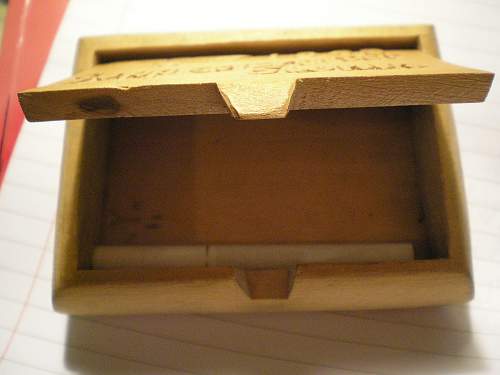 Wooden cigarete case