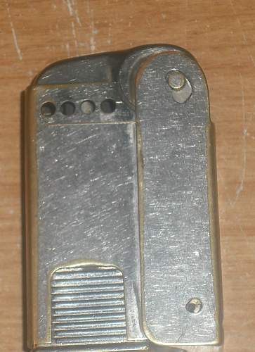 WWII German REGENS cigarette LIGHTER TCW Trench Art??  Rare??