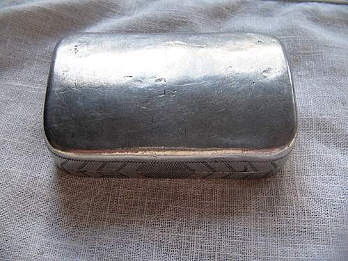 Cigarette case mady by German POW in Soviet POW camp