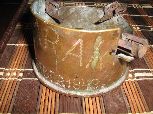 2 interesting items of trench art