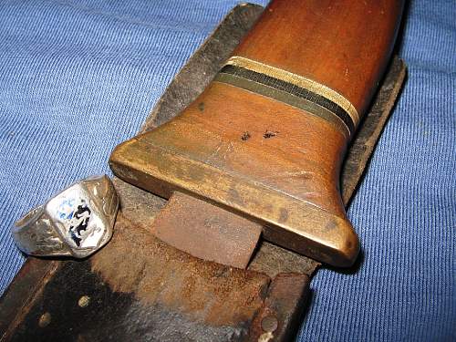 Trench art knife made by Estonian soldier