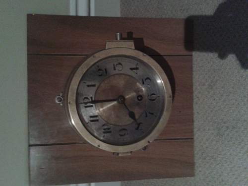 i have an old clock left to me from the war, anyone know about it?