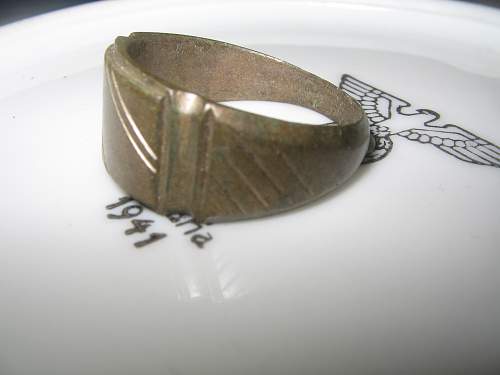 German trench art ring (probably 1944 made)