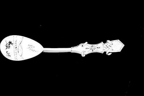 Interesting field made bone spoon