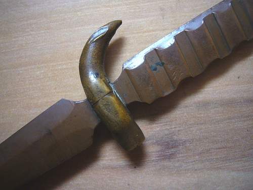 Shell Art- Dagger/Letter Opener