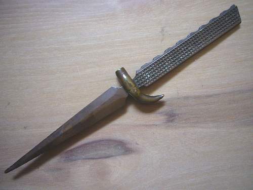 Shell Art- Dagger/Letter Opener