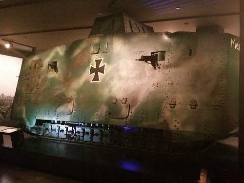 WW1 German tank &quot;Mephisto&quot; now located at the Australian war memorial Canberra