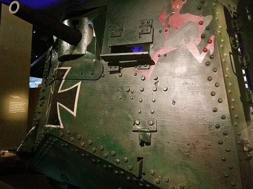 WW1 German tank &quot;Mephisto&quot; now located at the Australian war memorial Canberra