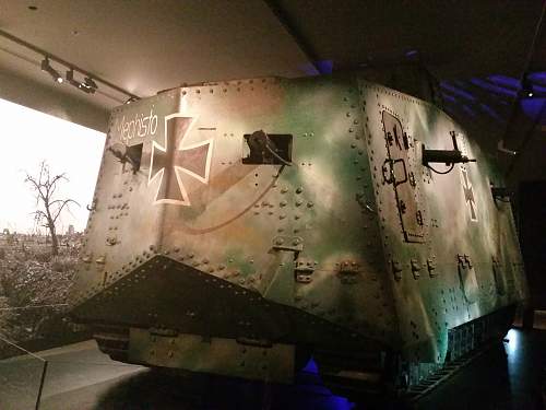 WW1 German tank &quot;Mephisto&quot; now located at the Australian war memorial Canberra