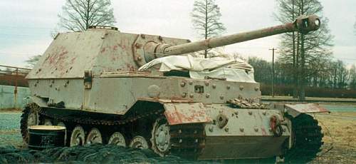 Elefant on display at Bovington tank museum