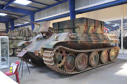 German tanks at the Musée des Blindés