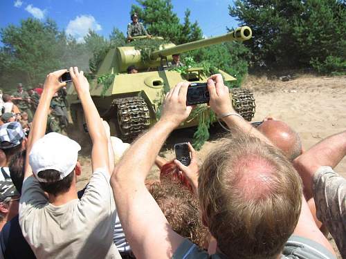 Replica Panther tank built in Poland