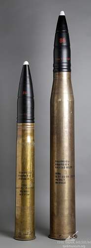 8,8cm KwK 36 comparison to 8,8cm Flak 18 cartridge
