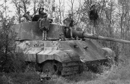 TIGER II, piece of hull armour