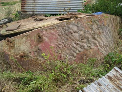 TIGER II, piece of hull armour