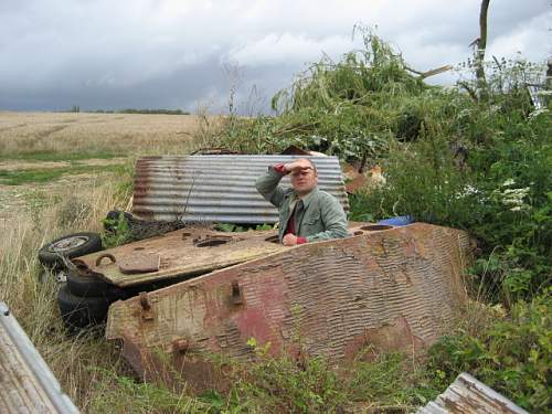 TIGER II, piece of hull armour