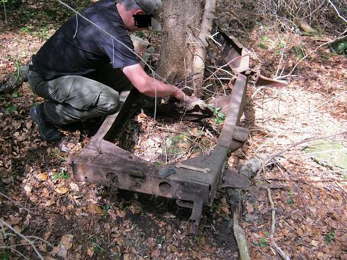 Parts from Opel Blitz...