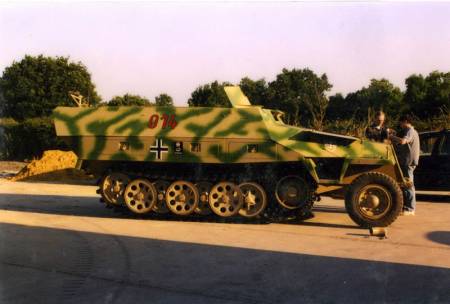 German Sdffz 251 Halftrack.