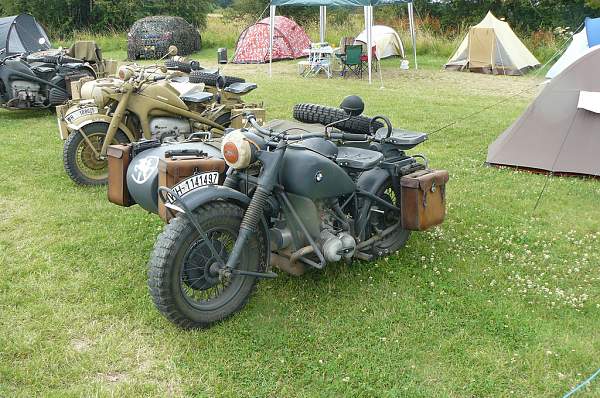German WWII Bike's.Gotta luv em!