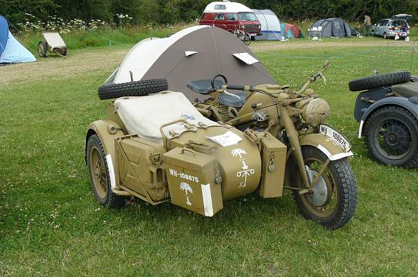 German WWII Bike's.Gotta luv em!