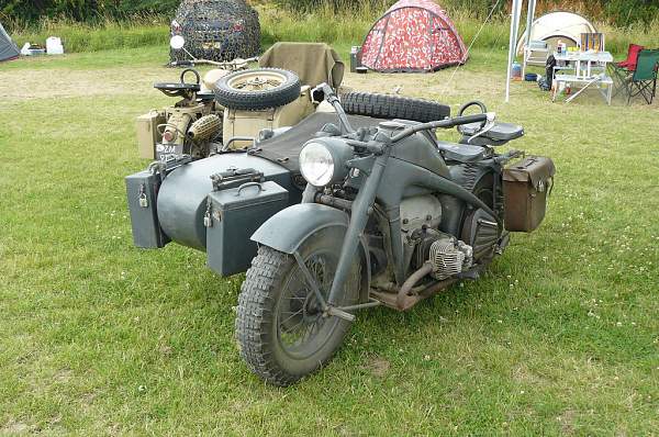 German WWII Bike's.Gotta luv em!