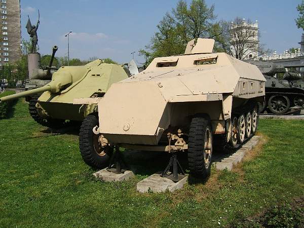 German Sdffz 251 Halftrack.