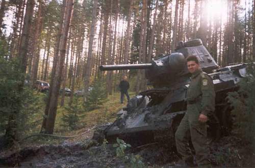 German re-issued T-34 Soviet Russian tank