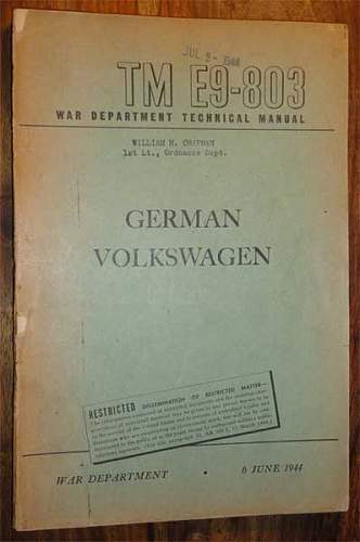 Kübelwagen Manual