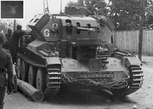 Captured British Sherman &quot;Firefly&quot; in German service