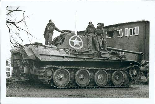 Captured British Sherman &quot;Firefly&quot; in German service