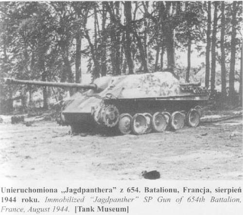 Falaise Jagdpanther Unit Marking