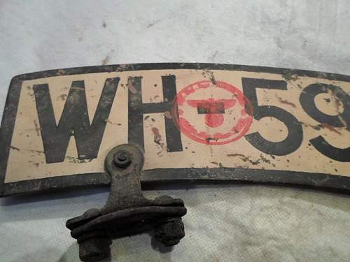 WH Licence plates.