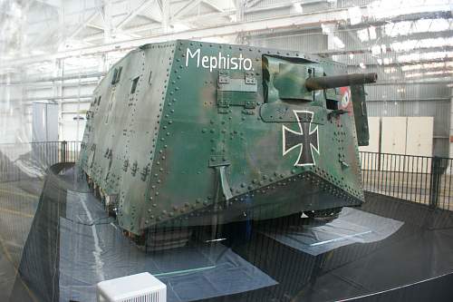 WW1 German tank &quot;Mephisto&quot; now located at the Australian war memorial Canberra